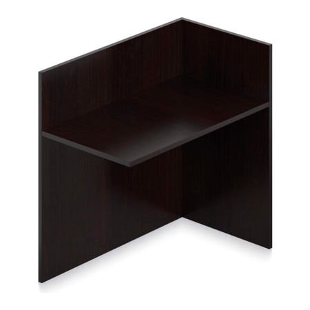 Gec Offices To Go - Return for Reception Desk - 42"W x 24"D x 41"H - Espresso SL4224RR-AEL